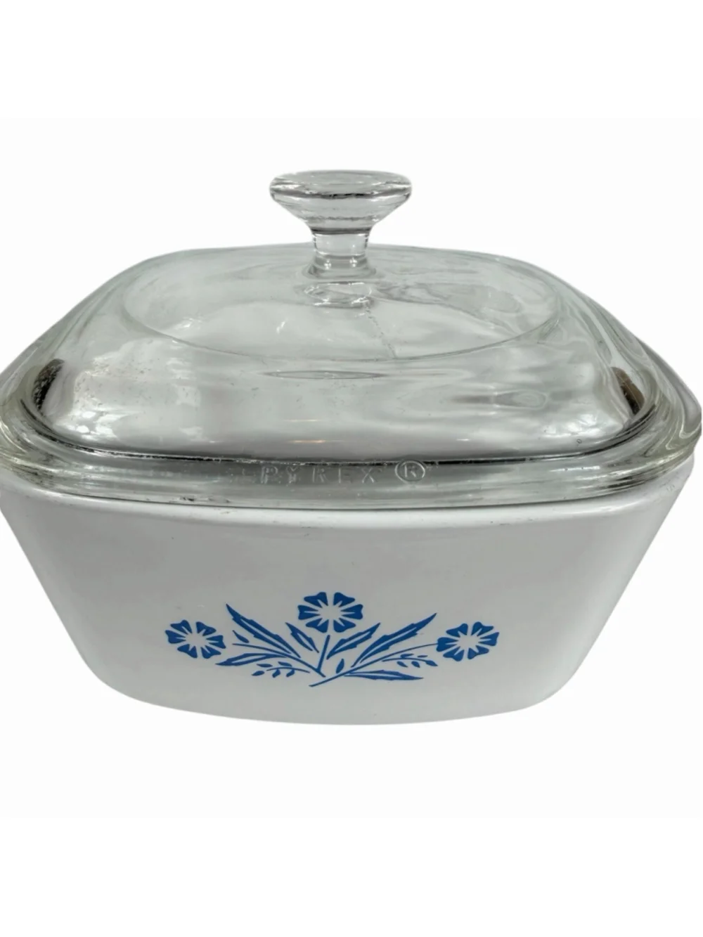 Vintage Corning Ware Cornflower Blue 2 3/4 Cup P-43-B Casserole Dish w/ Lid